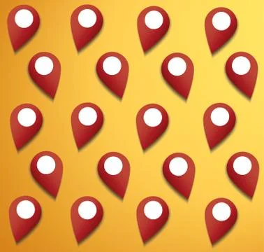 Pin location icon background Stock Illustration