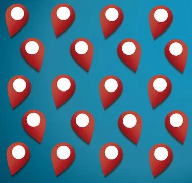 Pin location icon background Stock Illustration