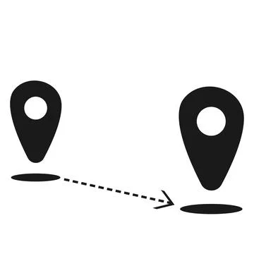 Pin location icon design Stock Illustration