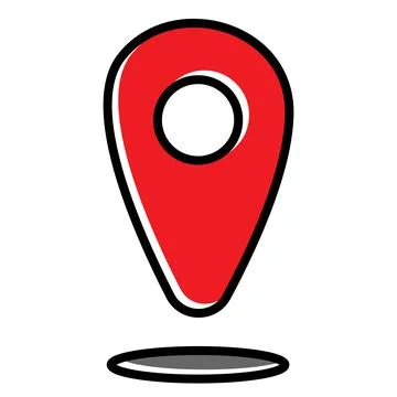 Pin location icon design Stock Illustration