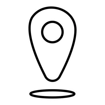 Pin location icon design Stock Illustration