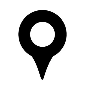 Pin location icon Stock Illustration