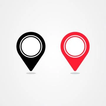 Pin location icon vector design Stock Illustration