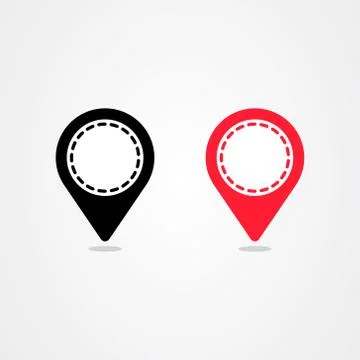 Pin location icon vector design Stock Illustration