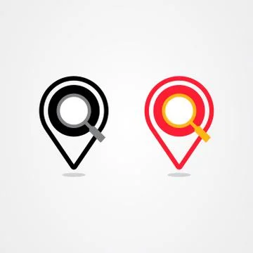 Pin location icon vector design Illustrazione stock