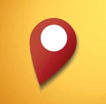 Pin location icon vector Stock Illustration
