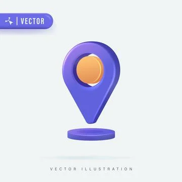 Pin Location Stock Illustration