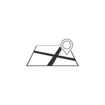 Pin on the map icon. Element of navigator signs for mobile concept and web apps イラスト素材