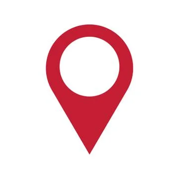 Pin map navigation localization icon image Stock Illustration