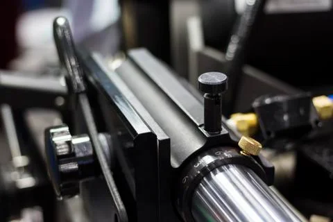 Pin part in a machine Stock Photos