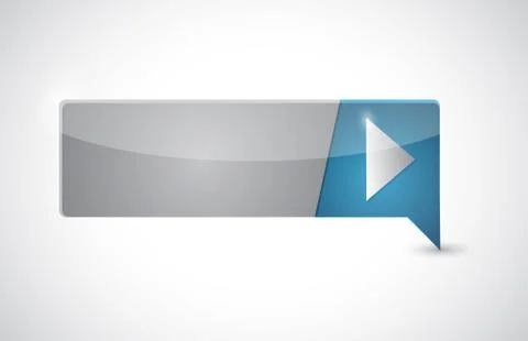 Pin pointer arrow illustration button design Stock Illustration