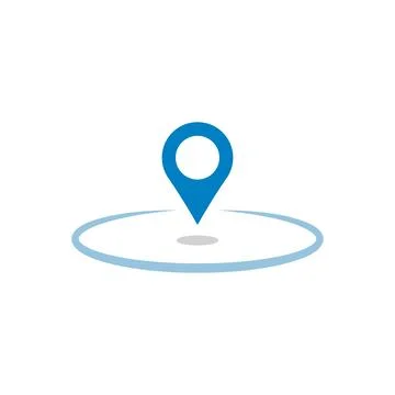 Pin pointer location flat icon. Map pin location icons. Modern map markers Stockillustratie