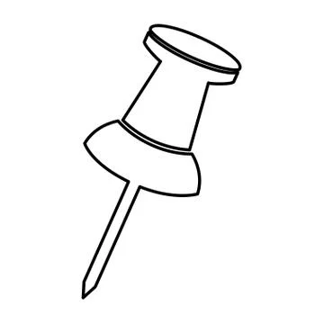 Pin pointer location icon Stock Illustration