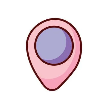 Pin pointer location Stock Illustration