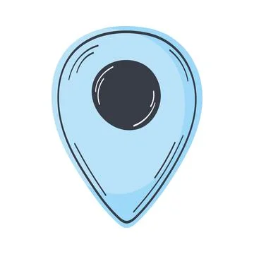 Pin pointer location Illustrazione stock