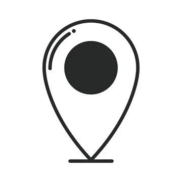 Pin pointer location Illustrazione stock