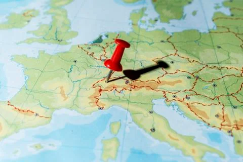 Pin pointing Bern Stock Photos