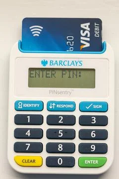 A pin sentry machine that generates a unique security code for accessing inte 스톡 사진