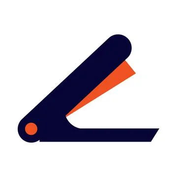 Pin, stapler, stationary, stapler tool icon Stock Illustration