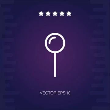 Pin vector icon Stock Illustration