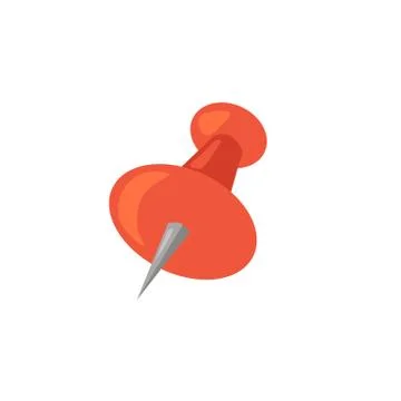 Pin vector isolated Stock Illustration