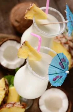Pinacolada drink Stock Photos