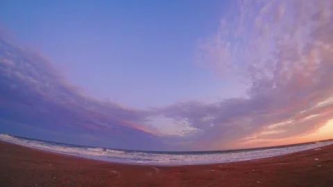 PINAMAR Beach night view Stock Footage 122371059