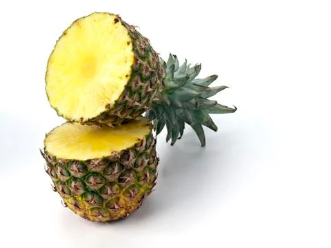 Pinapple cut in half Stock-Fotos