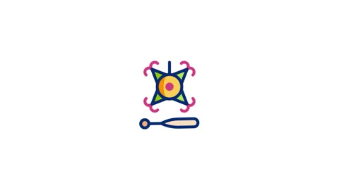 Pinata Animated Icon Stock Footage 320234939