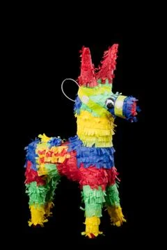 Pinata on a black background Stock Photos
