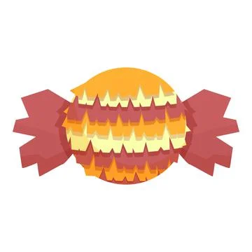 Pinata candy icon cartoon vector. Funny carnival Illustrazione stock