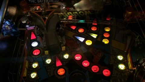Pinball Arcade Shoots Stock Footage 111782830