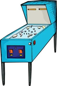 Pinball Machine Stock Illustration