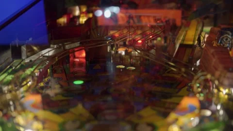 Pinball Machine on with light. 動画素材 217635430