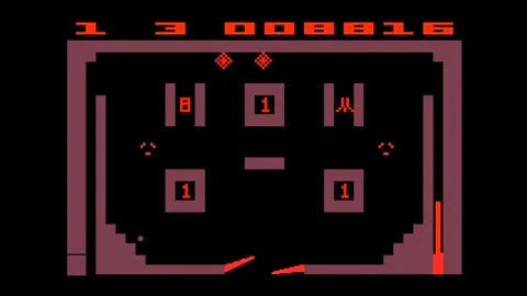Pinball Video Game Bacgrounds Stock Footage 242105080