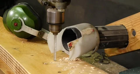 Pinblock Drilling Stock Footage 144577091