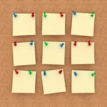 Pinboard Stock Illustration