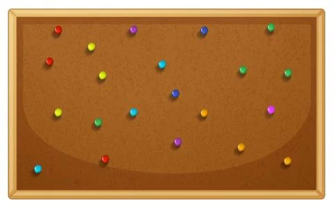 Pinboard Stock Illustration