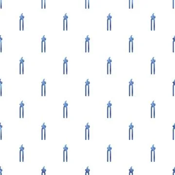 Pincers tool seamless pattern wallpaper background イラスト素材
