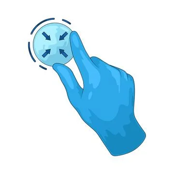 Pinch Gesture illustration Stock Illustration