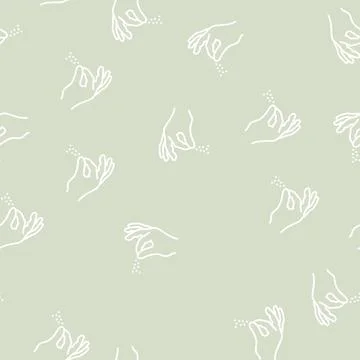 Pinch spice line seamless pattern Stock Illustration