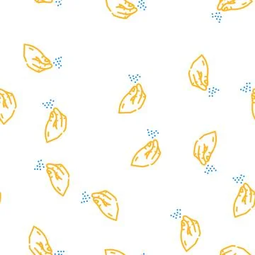 Pinch of spice or salt vector seamless pattern Stock Illustration