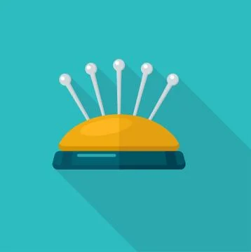 Pincushion. Vector illustration Stock Illustration