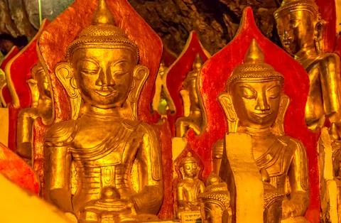 Pindaya caves Foto stock