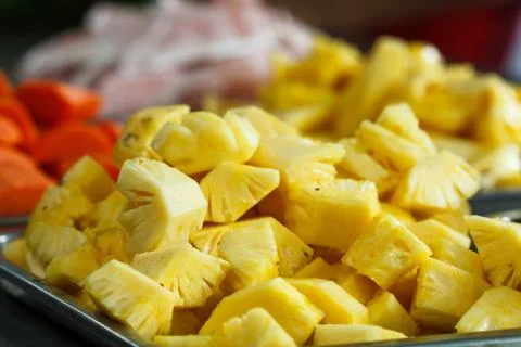 Pine apples Stock Photos