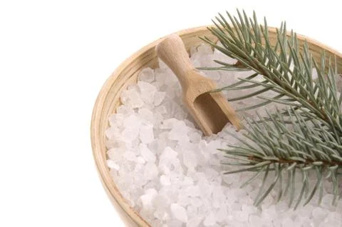 Pine bath items. alternative medicine Stock Photos