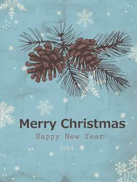 Pine cones Stock Illustration