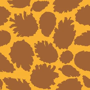 Pine cones seamless pattern.Vector illustration. Stock Illustration