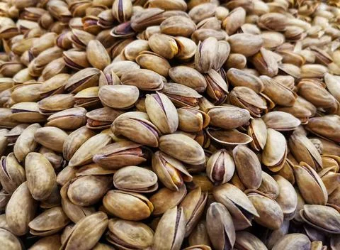 Pine nuts. Nuts shop. Foto stock