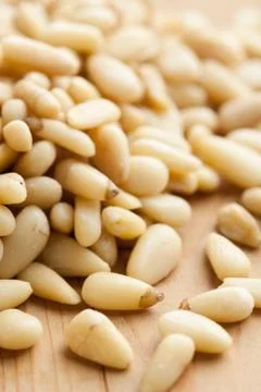 The pine nuts Stock Photos